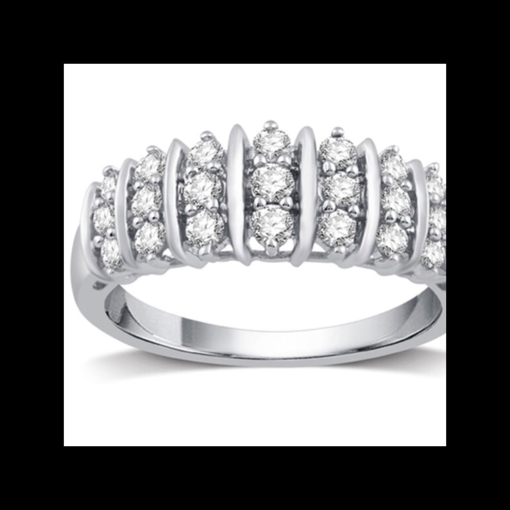 1/2ct Genuine Diamond Anniversary Band